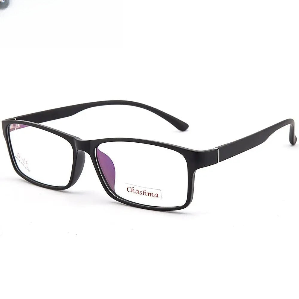 Men's Square Full Rim TR90 Prescription Glasses 6015 — view 7 | Rx Spectacle