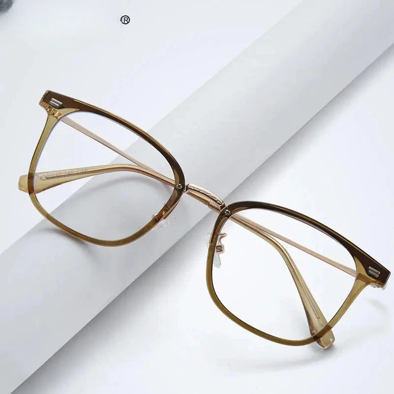 Unisex Square Full Rim TR90 Prescription Glasses 49878 — view 1 | Rx Spectacle
