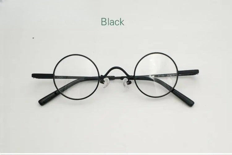Unisex Round Full Rim Alloy Prescription Glasses 811001 — view 5 | Rx Spectacle