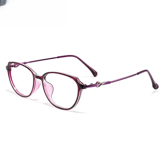 Women's Oval Full Rim TR90 Prescription Glasses 37123 — view 1 | Rx Spectacle