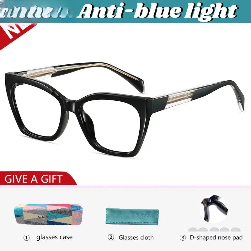Women's Butterfly Full Rim TR90 Reading Glasses 582008 — view 4 | Rx Spectacle