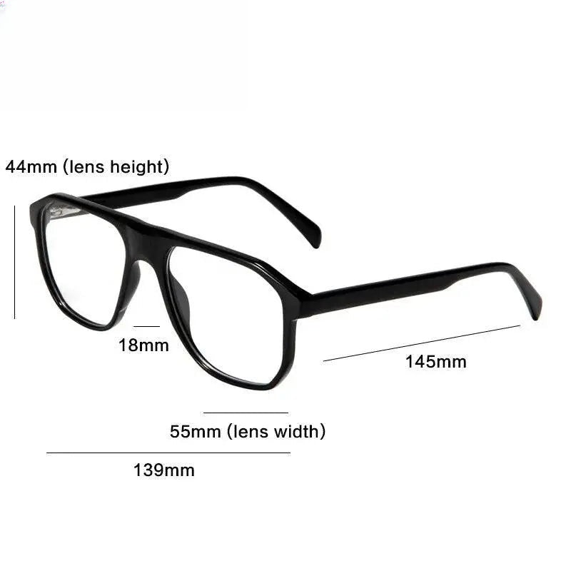 Unisex Square Full Rim Acetate Prescription Glasses Gxyj1135 — view 5 | Rx Spectacle