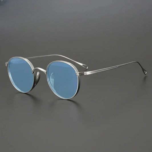 Unisex Oval Full Rim Titanium Prescription Glasses 131524 — view 1 | Rx Spectacle