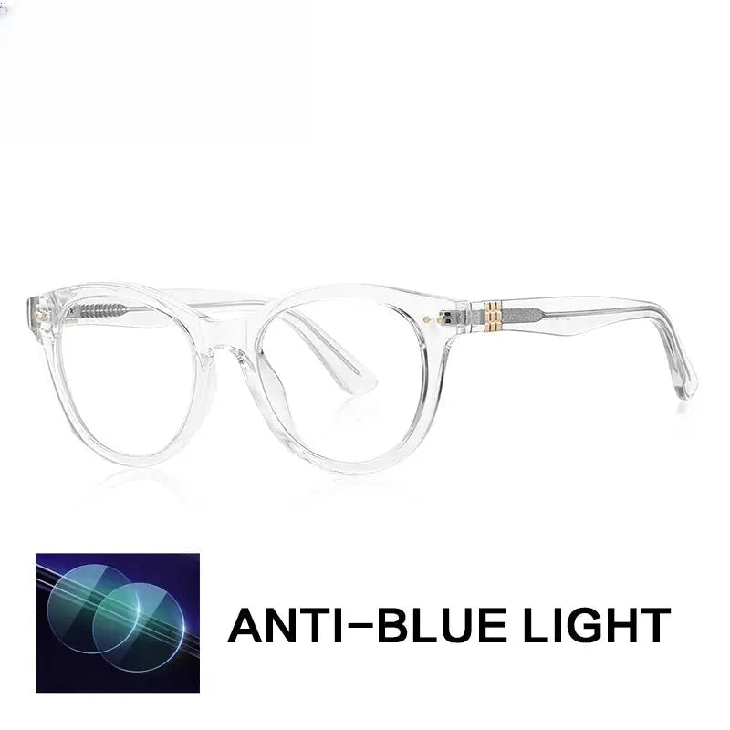 Unisex Oval Full Rim Titanium Reading Glasses Gxyj2231 — view 5 | Rx Spectacle