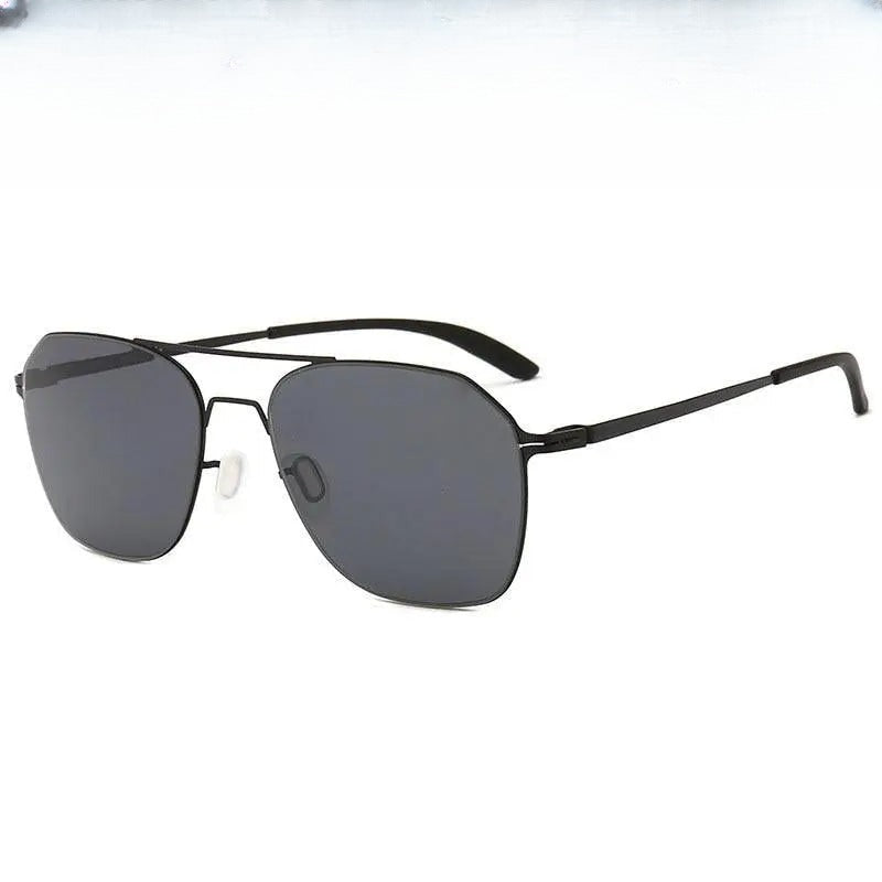 Men's Square Full Rim Alloy Double Bridge Prescription Glasses 7704 — view 1 | Rx Spectacle
