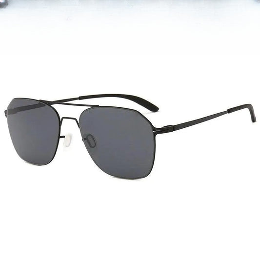 Men's Square Full Rim Alloy Double Bridge Prescription Glasses 7704 — view 1 | Rx Spectacle