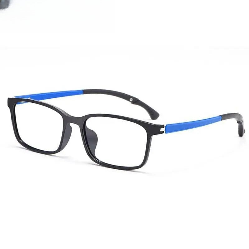 Unisex Square Full Rim Titanium Prescription Glasses 5106 — view 6 | Rx Spectacle