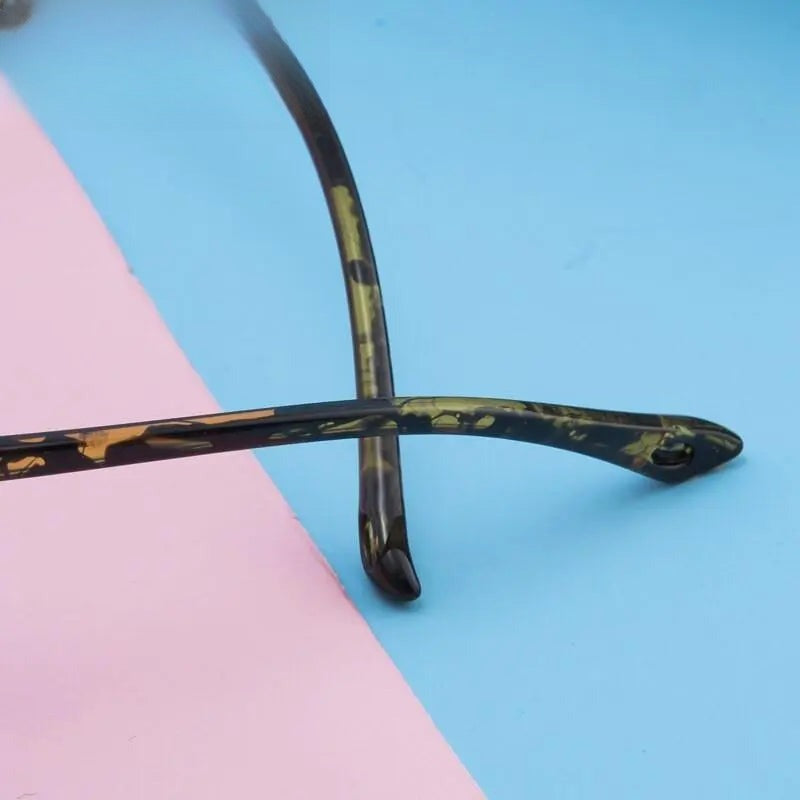 Men's Square Full Rim Titanium Sports Glasses 1194 — view 10 | Rx Spectacle