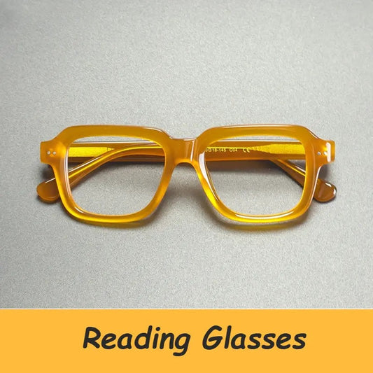 Unisex Polygon Full Rim Acetate Reading Glasses G2404 — view 1 | Rx Spectacle