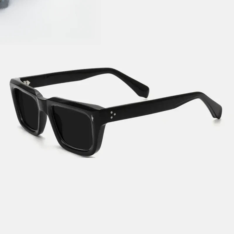 Unisex Square Full Rim Acetate Prescription Glasses Mo13 — view 5 | Rx Spectacle