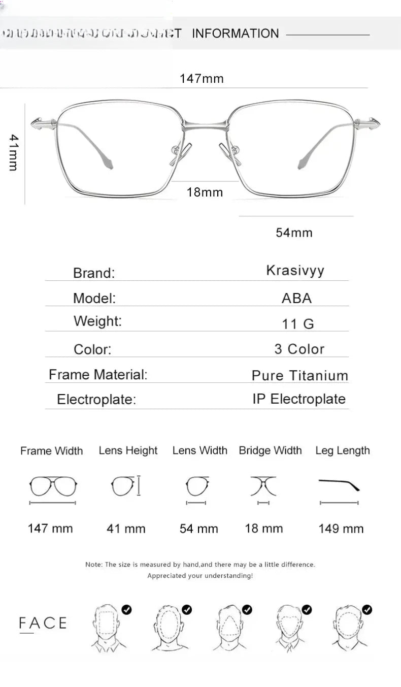 Men's Polygon Full Rim Titanium Prescription Glasses 61491 — view 2 | Rx Spectacle