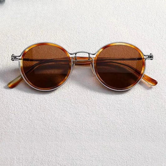 Unisex Round Full Rim Titanium Prescription Glasses 14139 — view 1 | Rx Spectacle