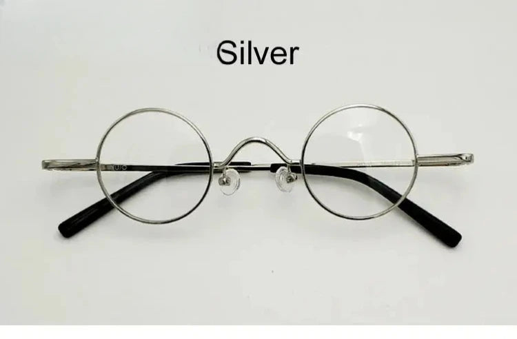 Unisex Round Full Rim Alloy Prescription Glasses 811441 — view 4 | Rx Spectacle