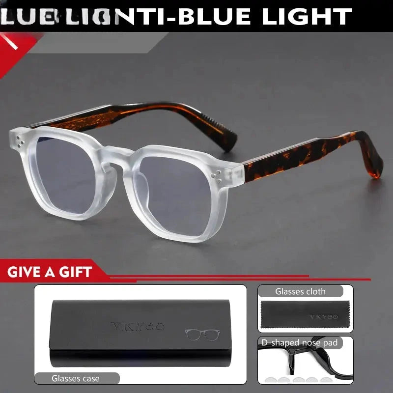 Unisex Browline Full Rim Acetate Reading Glasses 527499 — view 7 | Rx Spectacle