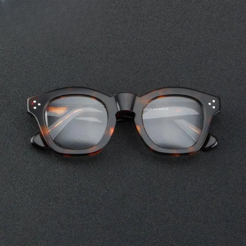 Unisex Square Full Rim Acetate Prescription Glasses Gxyj931 — view 8 | Rx Spectacle