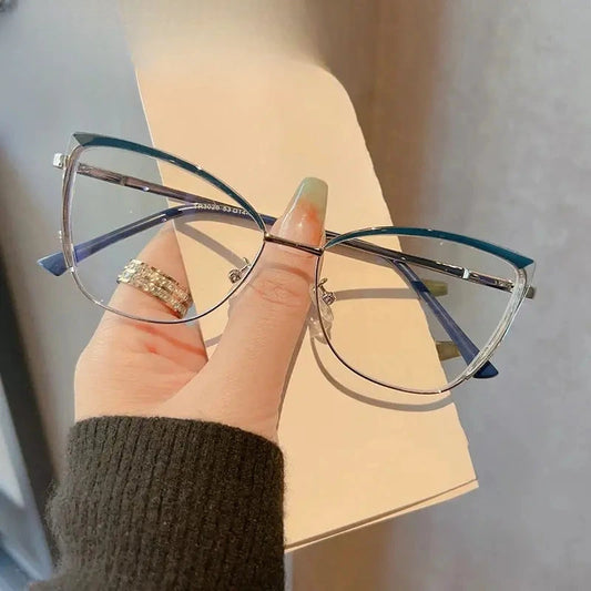 Women's Cat Eye Full Rim TR90 Prescription Glasses Y3020 — view 1 | Rx Spectacle