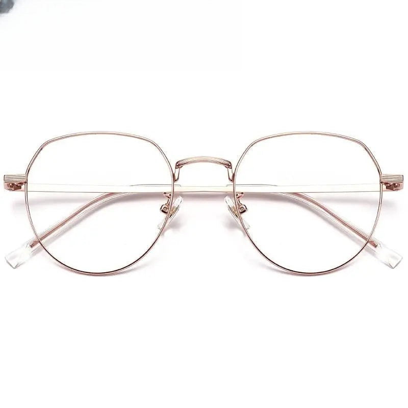 Unisex Round Full Rim Titanium Prescription Glasses 1901 — view 1 | Rx Spectacle