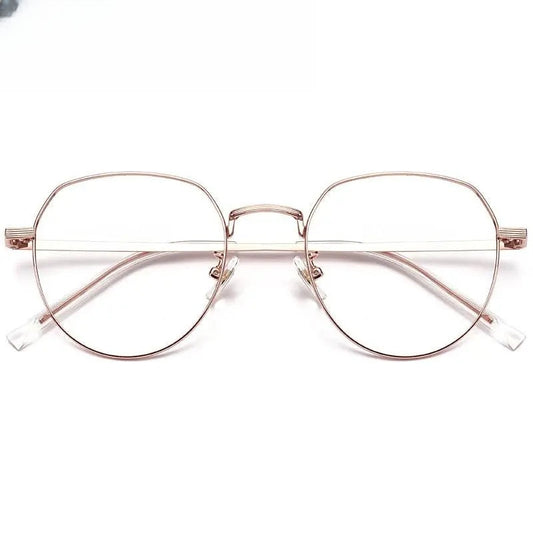 Unisex Round Full Rim Titanium Prescription Glasses 1901 — view 1 | Rx Spectacle