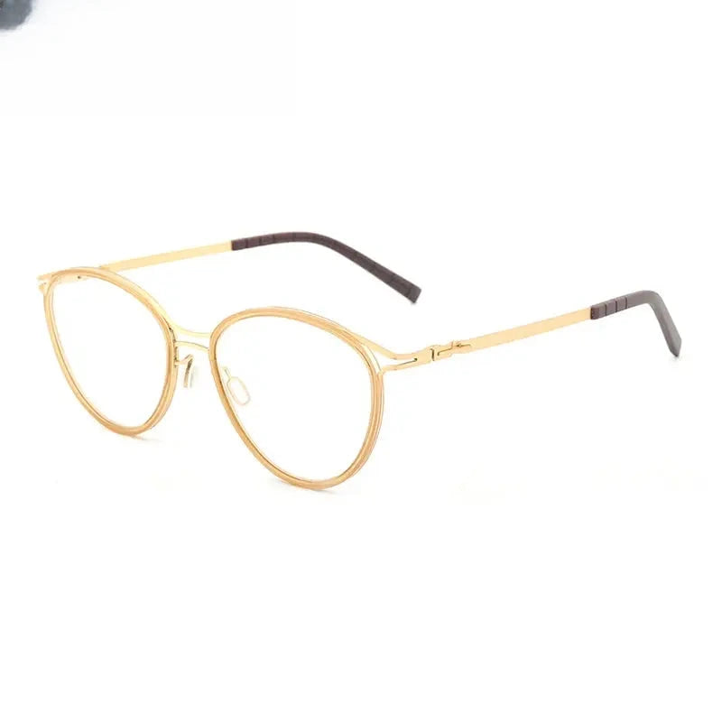 Women's Oval Full Rim Acetate Prescription Glasses 418903 — view 3 | Rx Spectacle