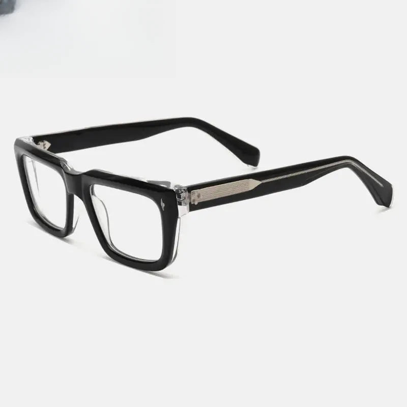 Unisex Square Full Rim Acetate Prescription Glasses Gxyj1200 — view 5 | Rx Spectacle