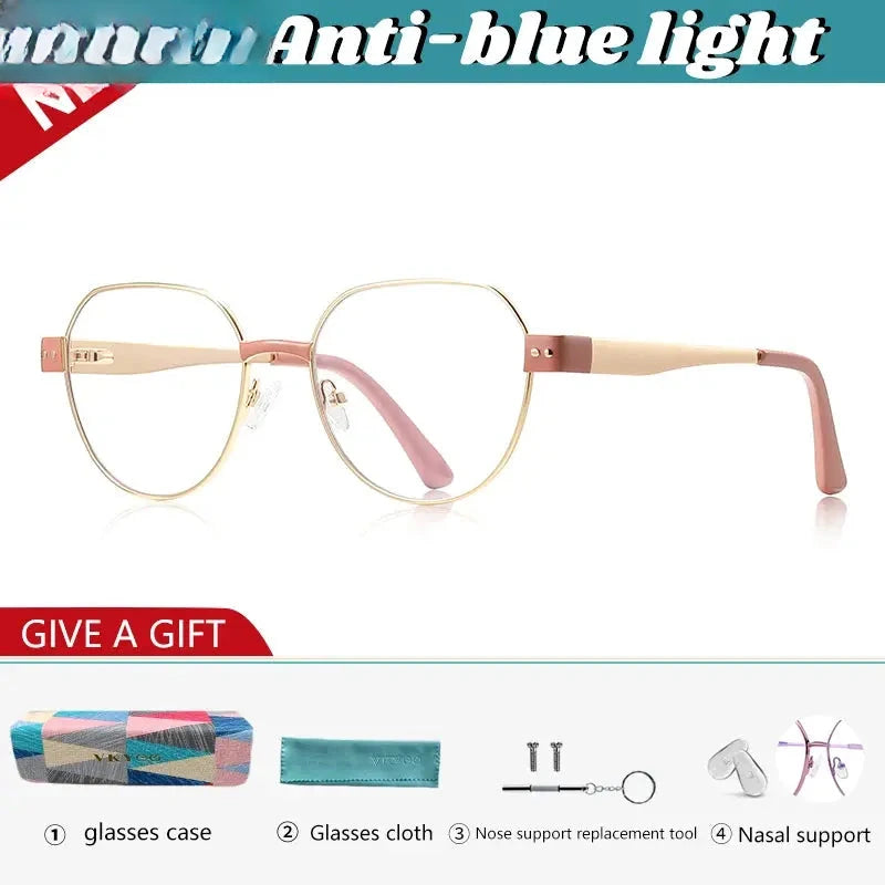 Women's Oval Full Rim TR90 Flat Top Reading Glasses 513174 — view 8 | Rx Spectacle