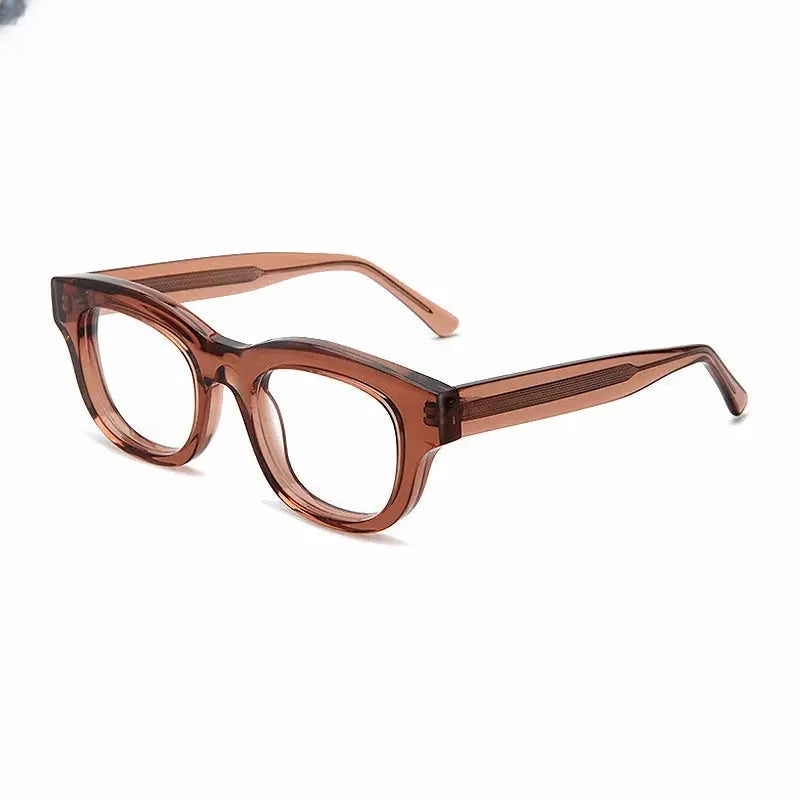 Unisex Oval Full Rim Acetate Prescription Glasses Gxyj1534 — view 7 | Rx Spectacle