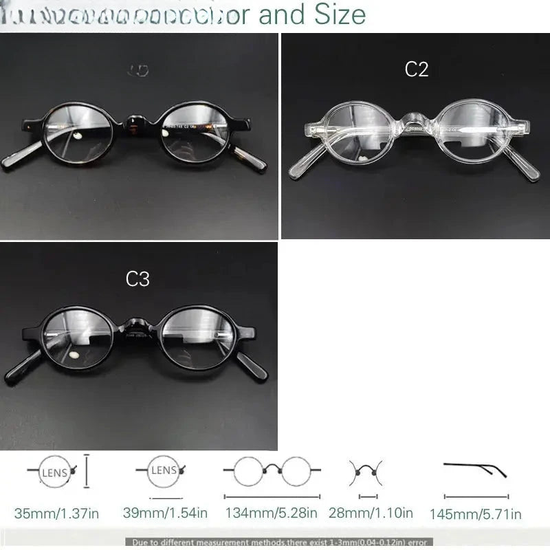 Women's Oval Full Rim Acetate Prescription Glasses 528134 — view 2 | Rx Spectacle