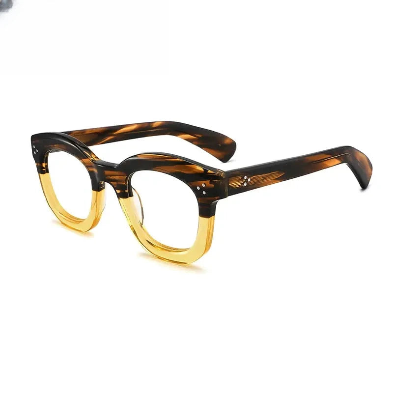 Unisex Cat Eye Full Rim Acetate Prescription Glasses Gx1535 — view 7 | Rx Spectacle
