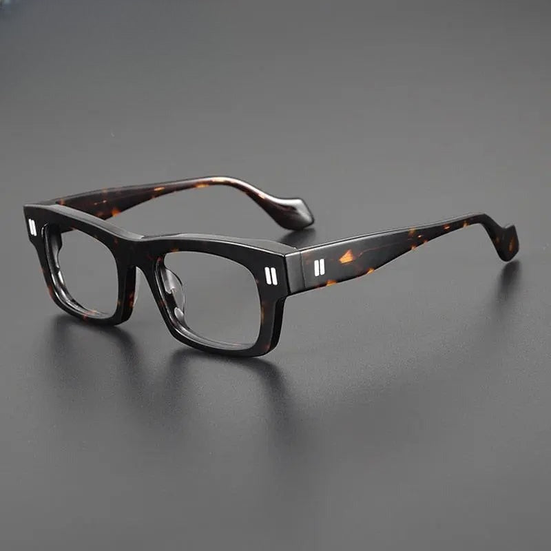 Unisex Square Full Rim Acetate Prescription Glasses Gxyj1087 — view 2 | Rx Spectacle