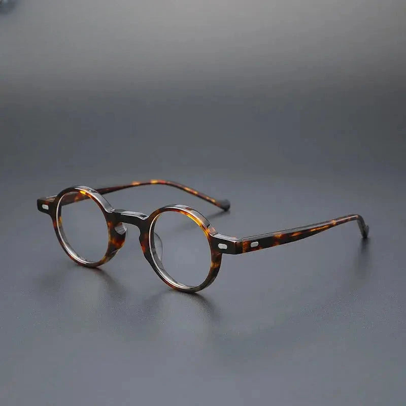 Women's Round Full Rim Acetate Prescription Glasses 13628 — view 1 | Rx Spectacle