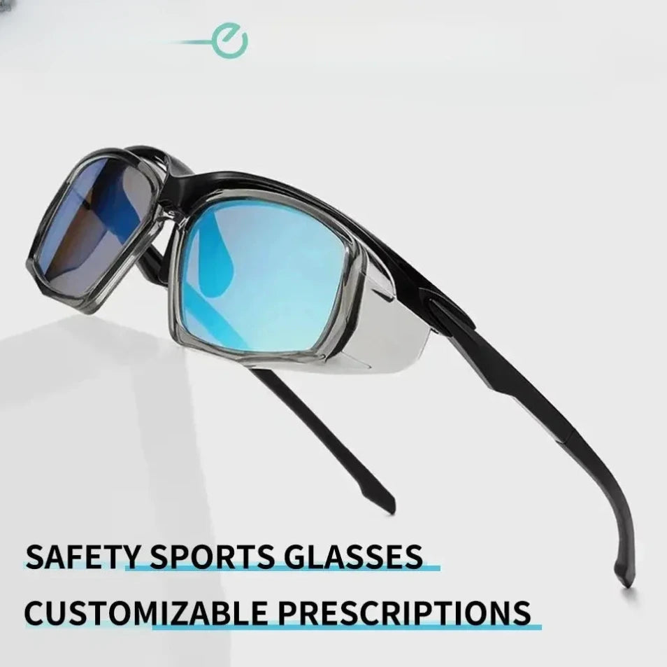 Unisex Square Full Rim TR90 Sports Glasses — view 2 | Rx Spectacle
