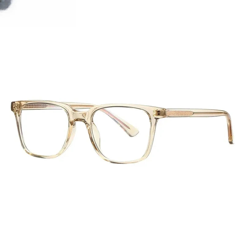 Unisex Square Full Rim Titanium Reading Glasses 2082 — view 10 | Rx Spectacle