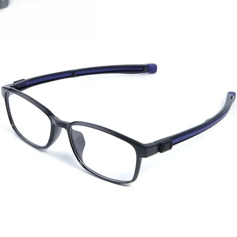 Women's Square Full Rim Titanium Prescription Glasses 22204 — view 7 | Rx Spectacle