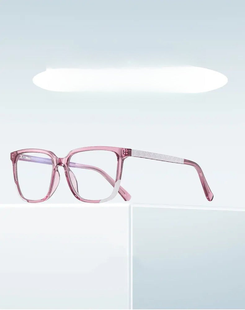 Women's Square Full Rim TR90 Prescription Glasses 213507 — view 1 | Rx Spectacle