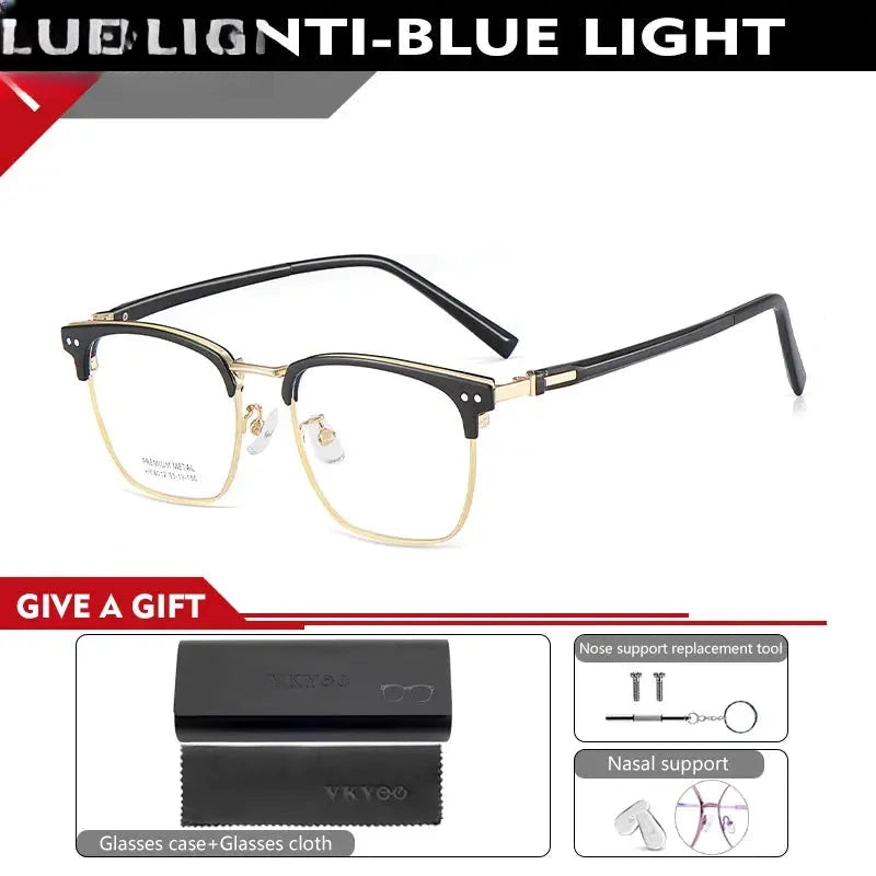 Unisex Square Full Rim Acetate Reading Glasses 8012 — view 4 | Rx Spectacle