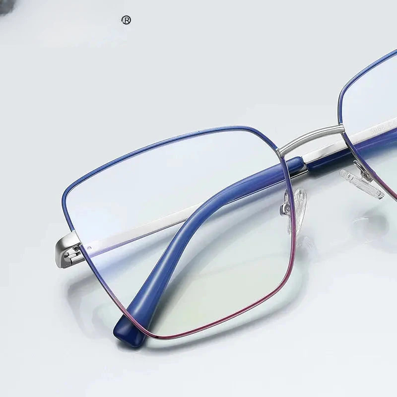 Women's Butterfly Full Rim Alloy Reading Glasses 3088 — view 2 | Rx Spectacle