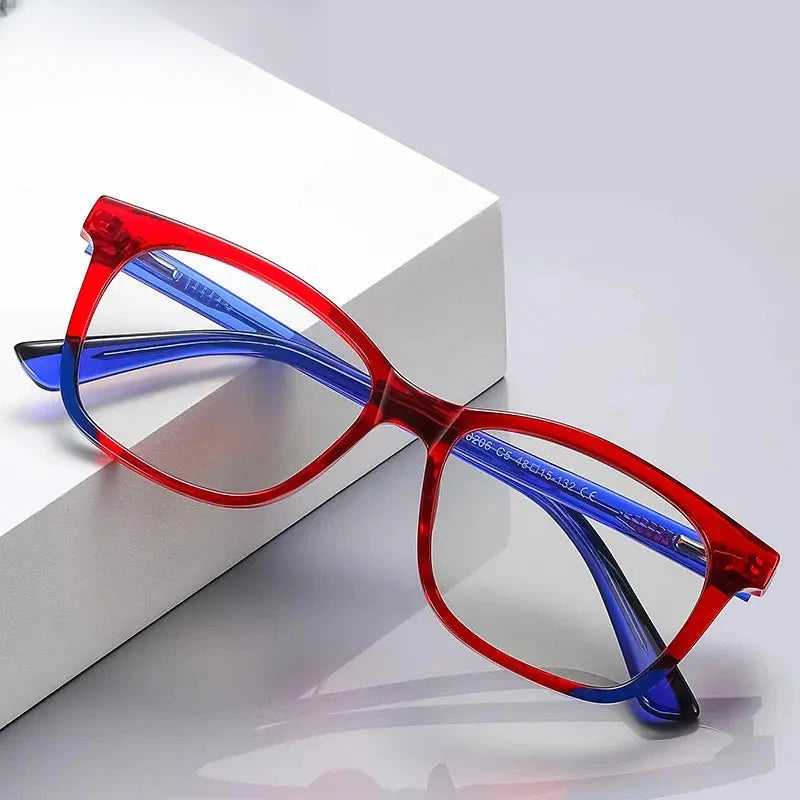 Unisex Square Full Rim Titanium Prescription Glasses 20206 — view 1 | Rx Spectacle