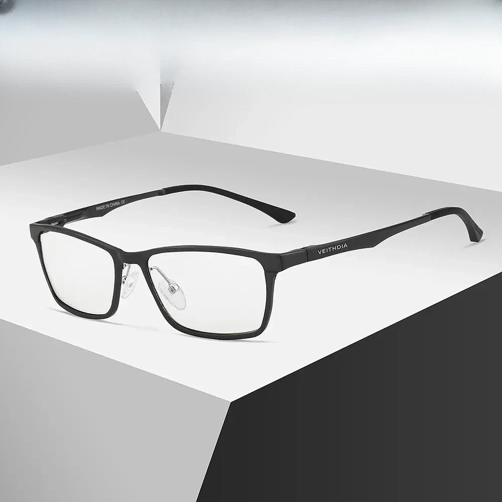 Men's Square Full Rim TR90 Prescription Glasses 8706 — view 1 | Rx Spectacle
