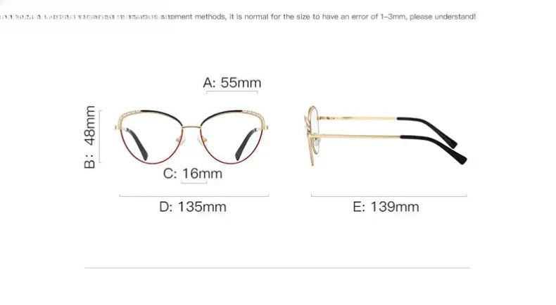 Unisex Butterfly Full Rim TR90 Reading Glasses 3111 — view 13 | Rx Spectacle
