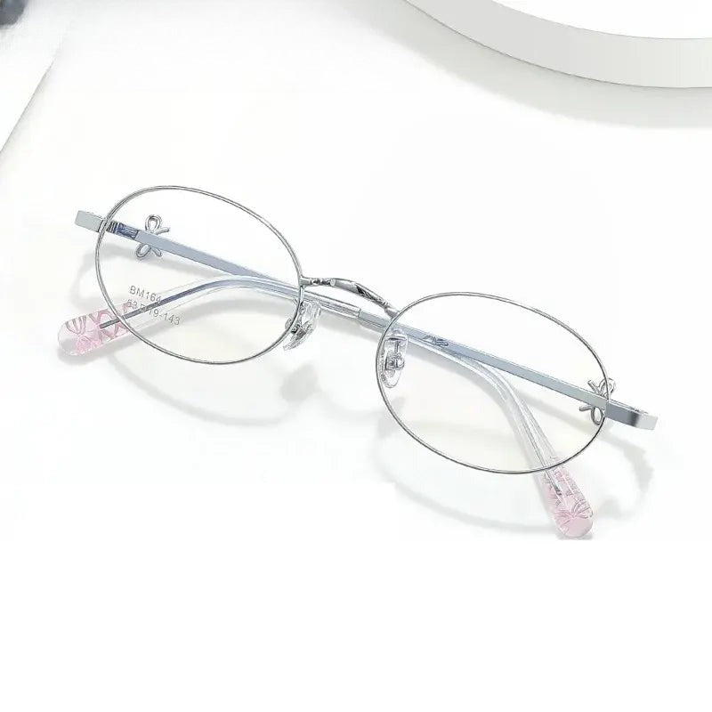 Women's Oval Full Rim Alloy Prescription Glasses 72164 — view 1 | Rx Spectacle