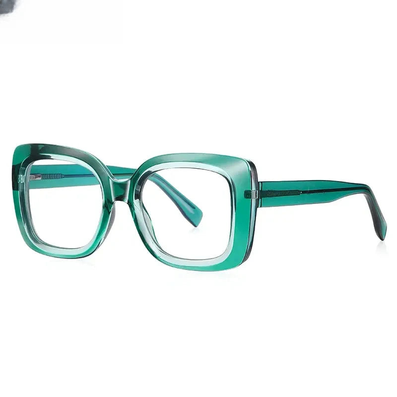 Women's Square Full Rim TR90 Reading Glasses 2171 — view 12 | Rx Spectacle