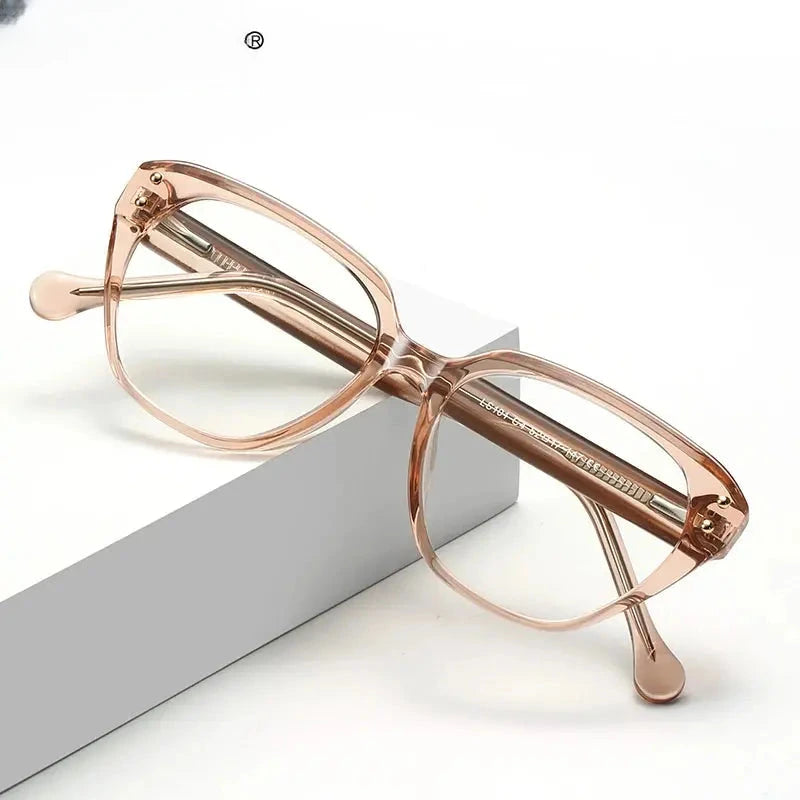 Women's Butterfly Full Rim TR90 Reading Glasses 46101 — view 1 | Rx Spectacle
