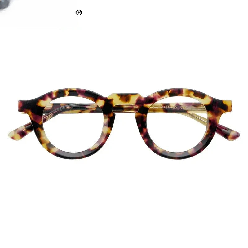 Women's Round Full Rim Acetate Reading Glasses 623107 — view 5 | Rx Spectacle