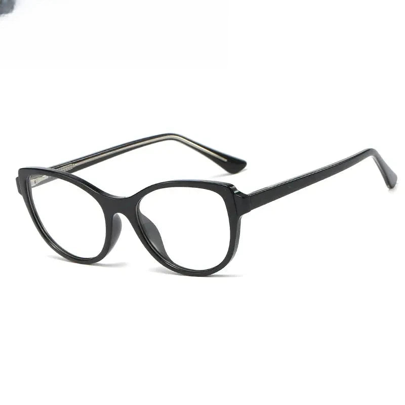 Women's Cat Eye Full Rim TR90 Prescription Glasses 93358 — view 1 | Rx Spectacle