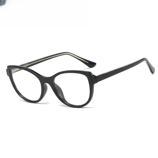 Women's Cat Eye Full Rim TR90 Prescription Glasses 93358 — view 1 | Rx Spectacle