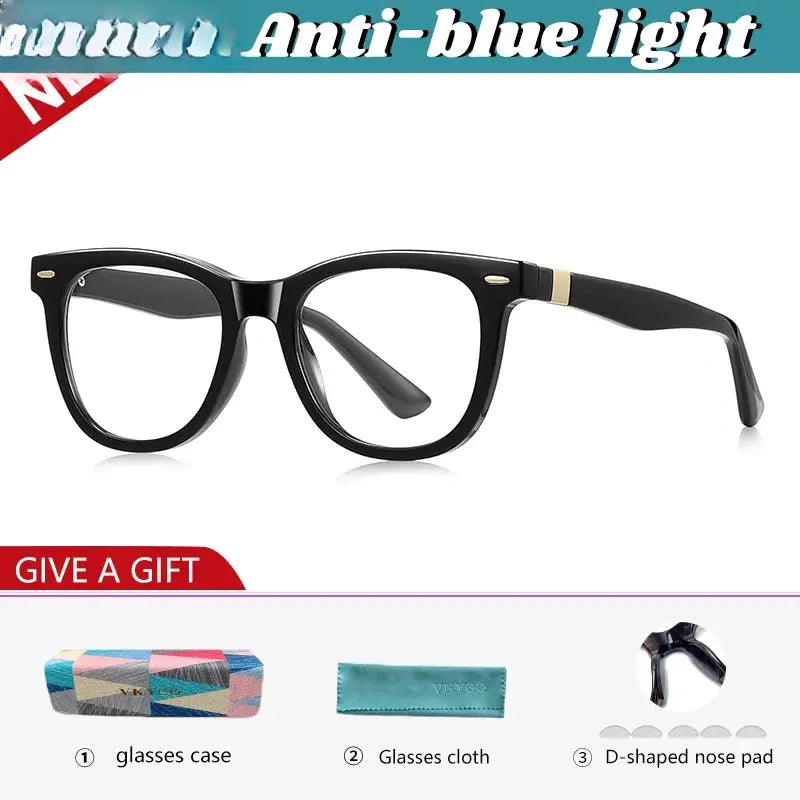 Women's Butterfly Full Rim Titanium Reading Glasses 512230 — view 8 | Rx Spectacle
