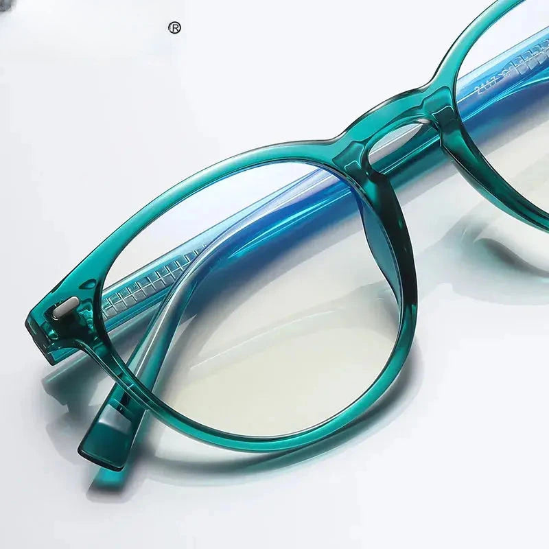 Unisex Round Full Rim TR90 Reading Glasses 2117 — view 3 | Rx Spectacle