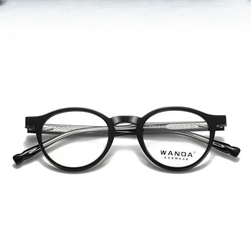 Women's Round Full Rim TR90 Prescription Glasses 22245 — view 1 | Rx Spectacle