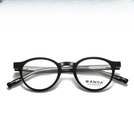 Women's Round Full Rim TR90 Prescription Glasses 22245 — view 1 | Rx Spectacle