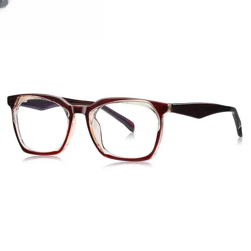 Unisex Square Full Rim Titanium Prescription Glasses 474001 — view 4 | Rx Spectacle